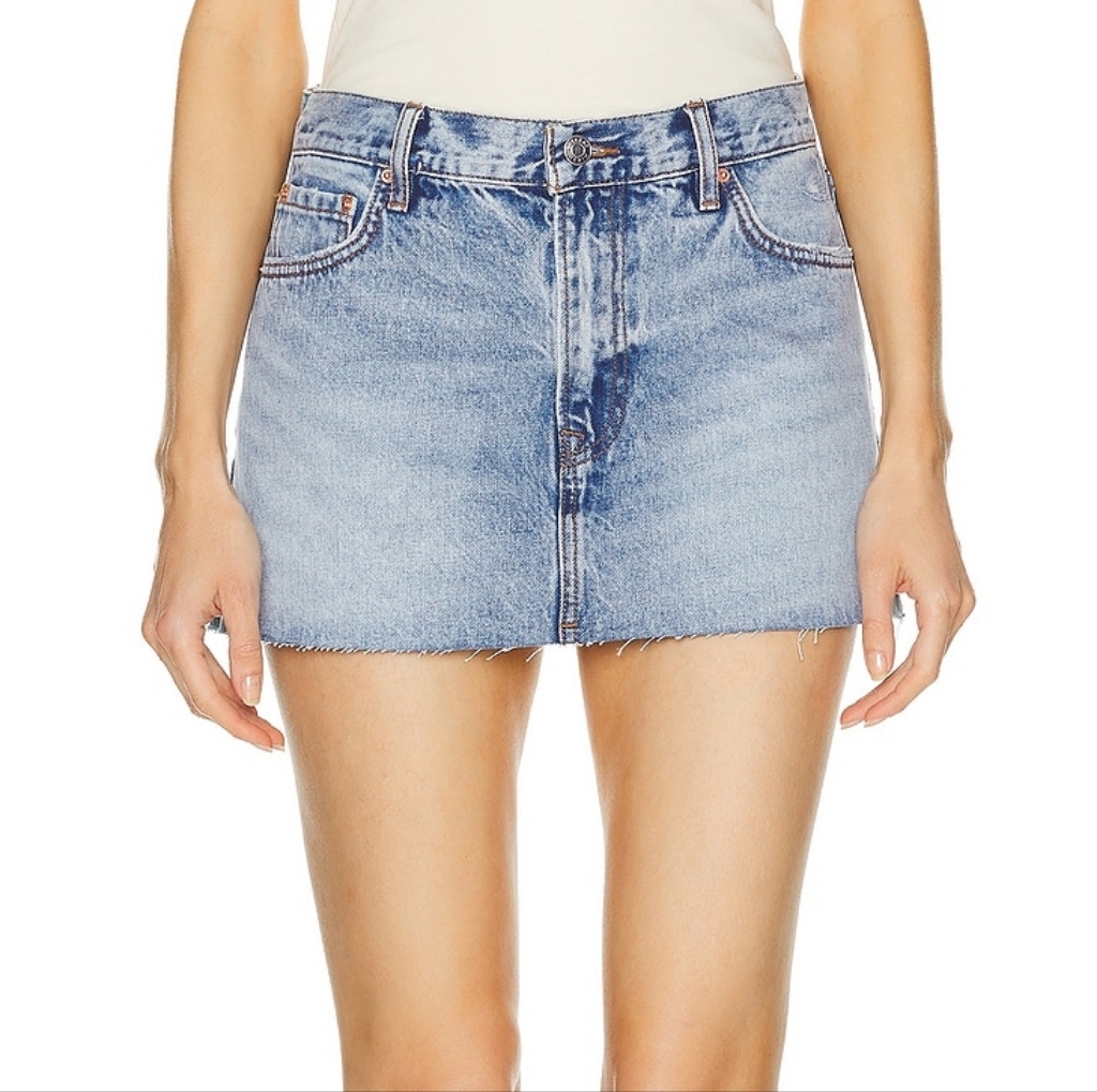 Grlfrnd Maren Denim Mini Skirt Size 27
